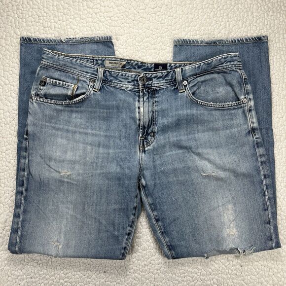 Adriano Goldschmied The Protégé Jeans Men’s 38x30.5 Straight Leg Denim Grunge